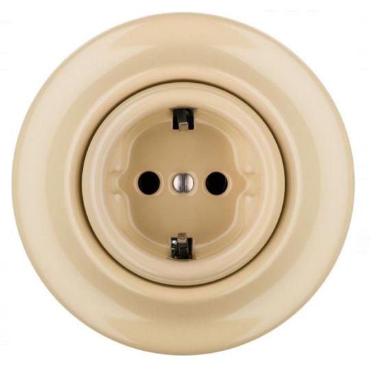 bezs porcelan keramia konnektor dugalj retro vintage szines nappali konyha szerelveny lameridiana villanykapcsolo budapest katy paty bemutatoterem tortfeher.jpg